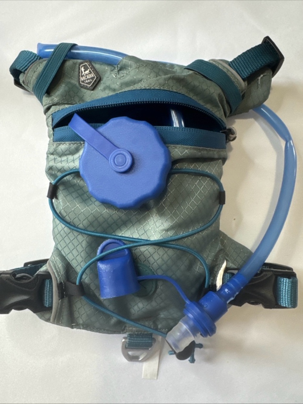 Arcadia Trail Blue Camelback Water Harness – Small 🐾💧